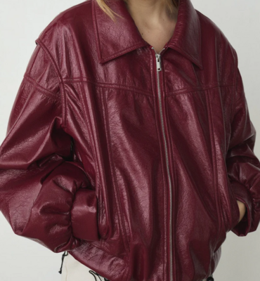 CUPIDO RED BOMBER JACKET